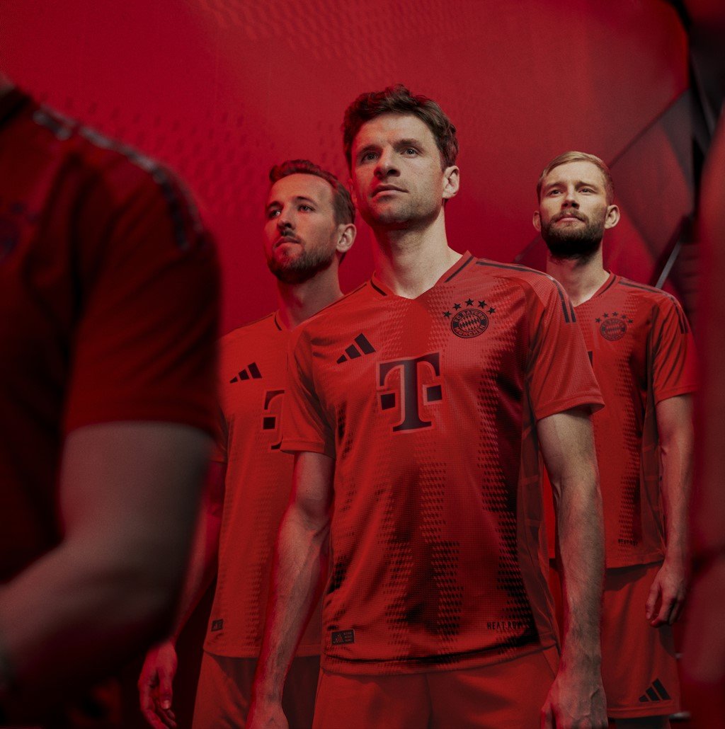 Bayern Munich's latest home kit for the 2024–25 season