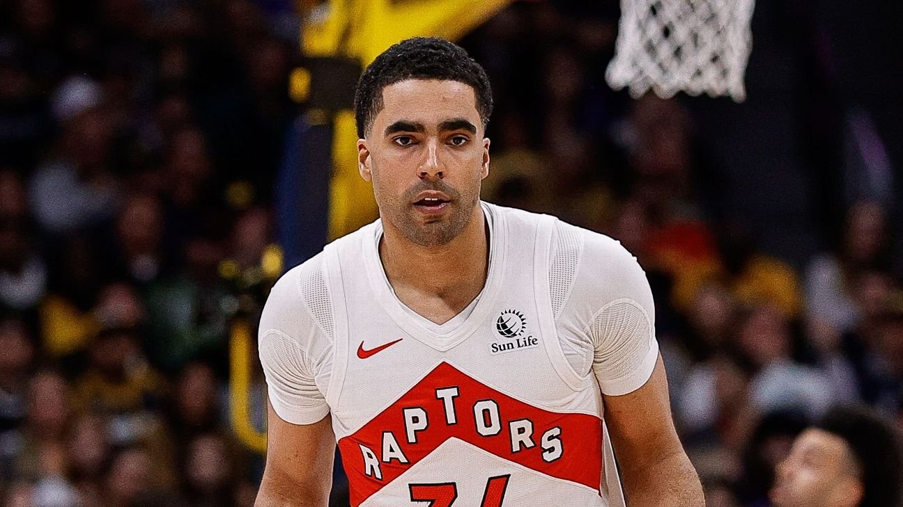 Jontay Porter of the Toronto Raptors